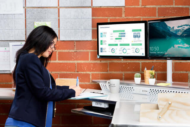 VersaTables PowerLift Corner Standing Desk VersaTables