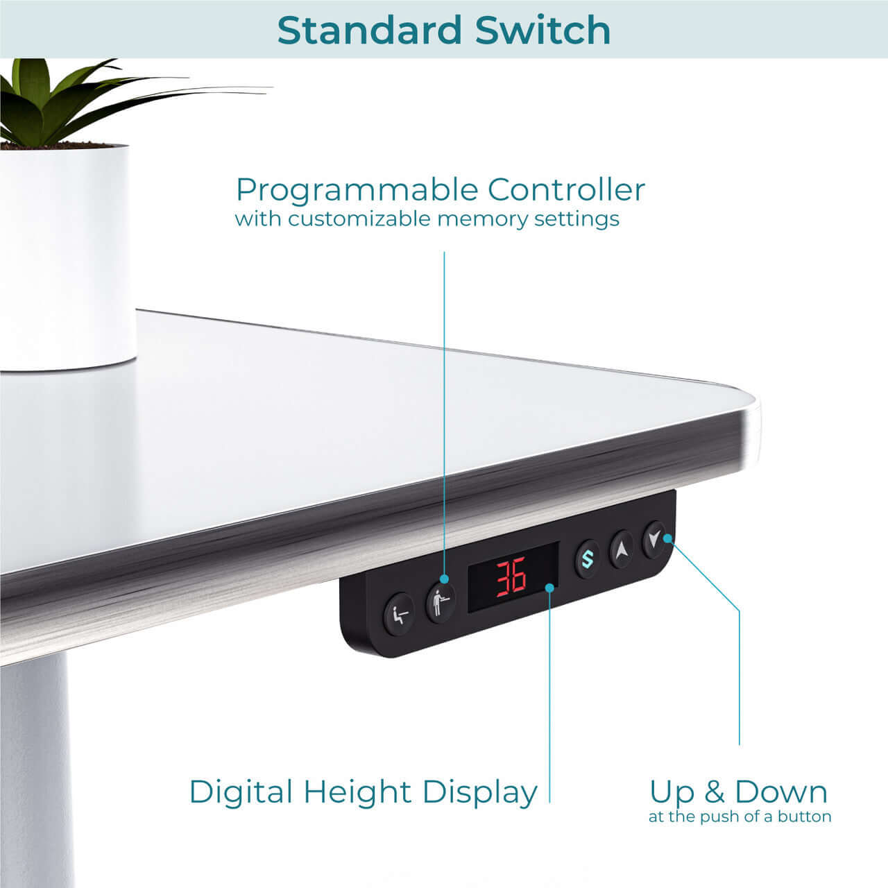 VersaTables PowerLift Corner Standing Desk VersaTables