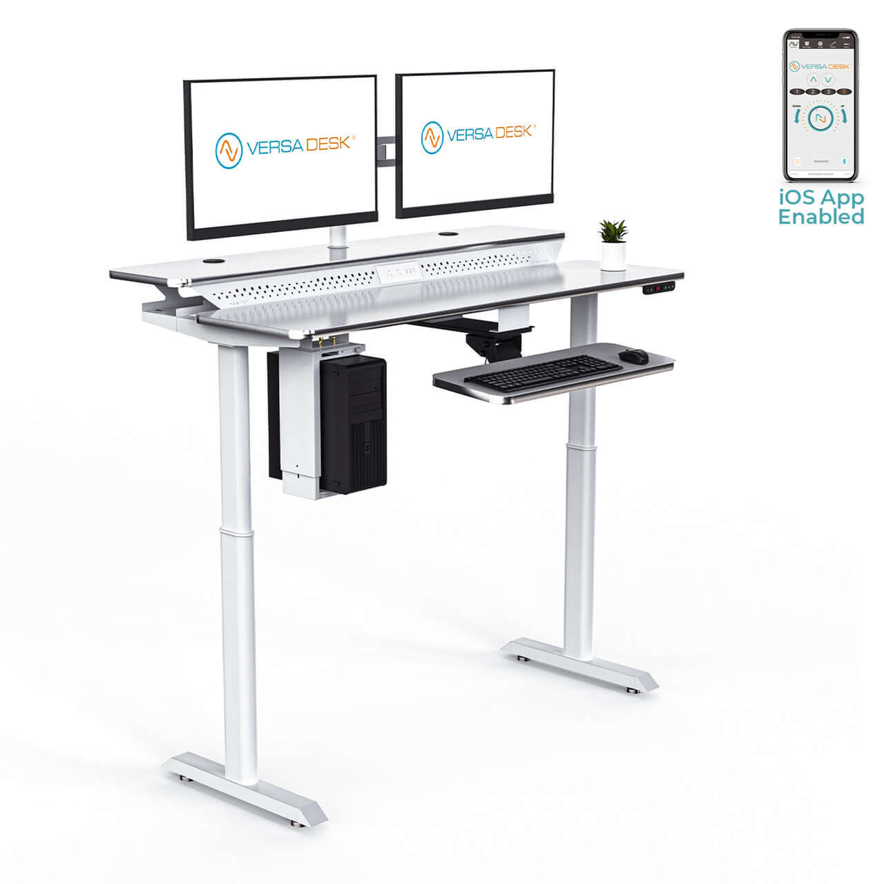 VersaTables PoweLift Split Level Electric Standing Desk VersaTables