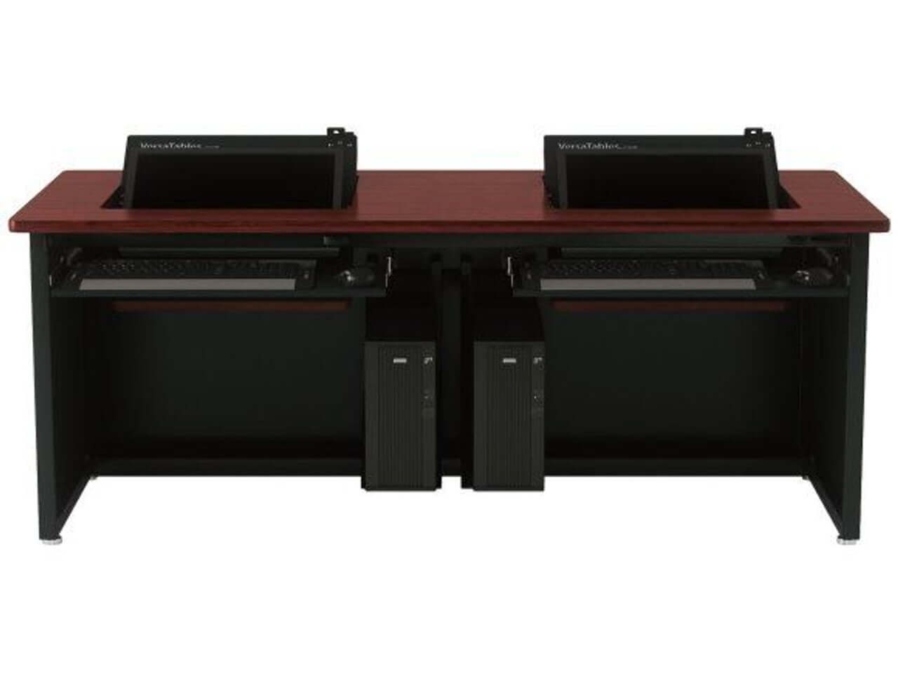 VersaTables Revolution Computer Desk-Enclosed VersaTables