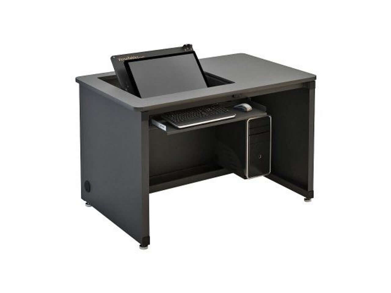 VersaTables Revolution Computer Desk-Enclosed VersaTables