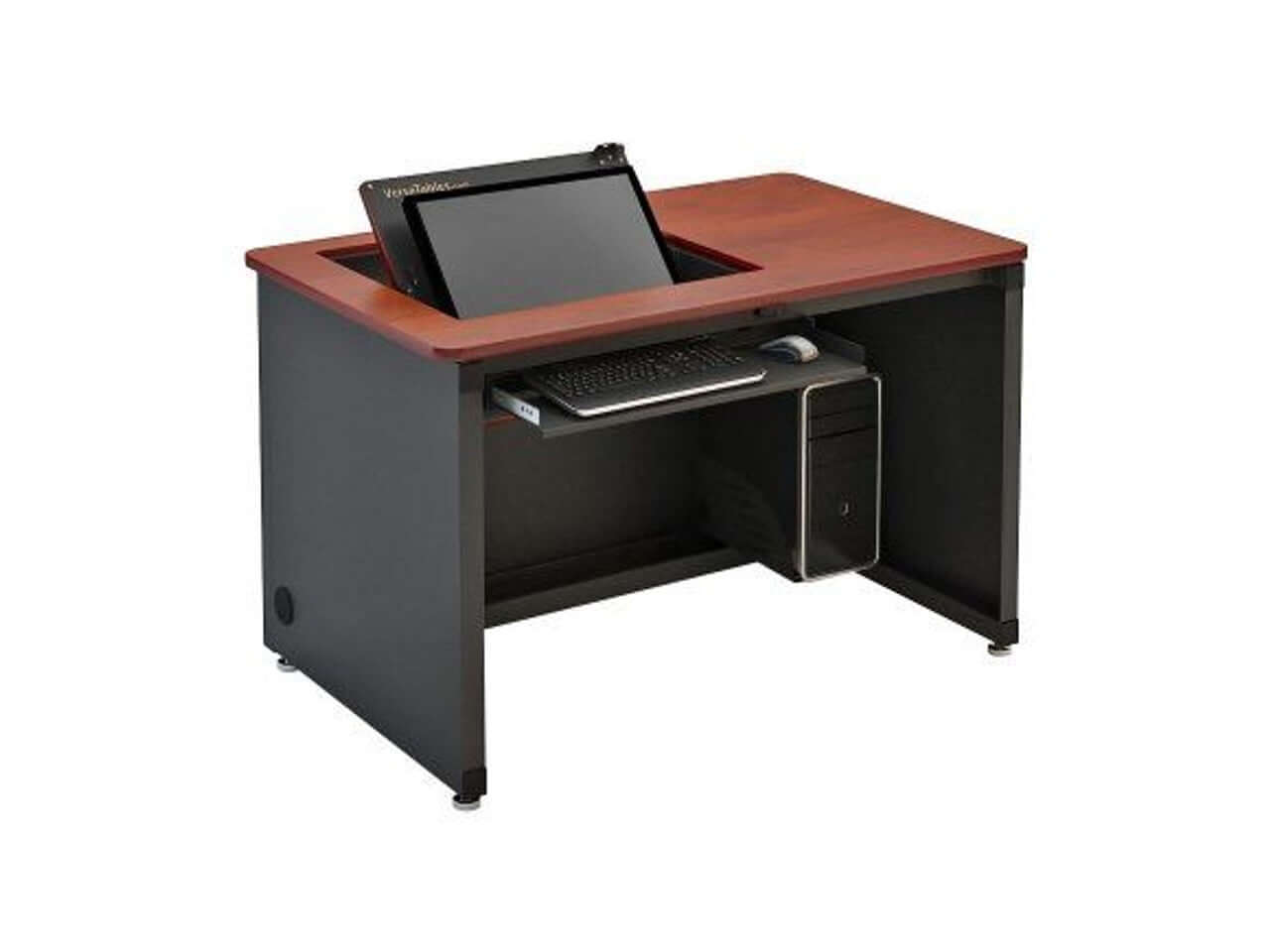 VersaTables Revolution Computer Desk-Enclosed VersaTables